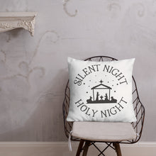 Load image into Gallery viewer, Silent Night Holy Night Premium Pillow