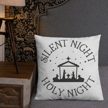 Load image into Gallery viewer, Silent Night Holy Night Premium Pillow