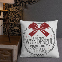 Load image into Gallery viewer, The Most Wonderful Time Premium Pillow