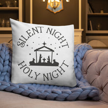 Load image into Gallery viewer, Silent Night Holy Night Premium Pillow