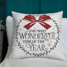 Load image into Gallery viewer, The Most Wonderful Time Premium Pillow