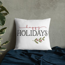 Load image into Gallery viewer, Happy Holidays Premium Pillow