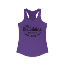 Load image into Gallery viewer, Mountains - Women's Ideal Racerback Tank