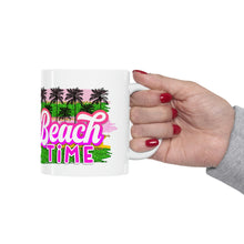Load image into Gallery viewer, Beach Time Ceramic Mug 11oz