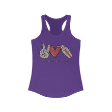 Load image into Gallery viewer, Peace Love Mix Drinks - Women's Ideal Racerback Tank