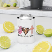 Load image into Gallery viewer, Peach Love Jesus - Can Cooler