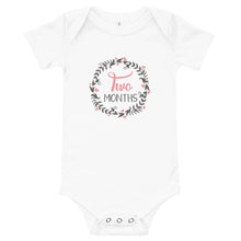Load image into Gallery viewer, Two Months - Baby short sleeve one piece