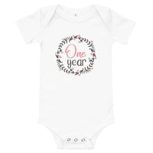 Load image into Gallery viewer, One year - Baby short sleeve one piece
