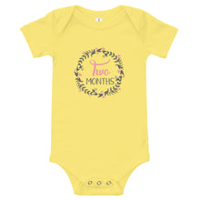 Load image into Gallery viewer, Two Months - Baby short sleeve one piece