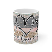 Load image into Gallery viewer, Peach Love Beach Mug 11oz