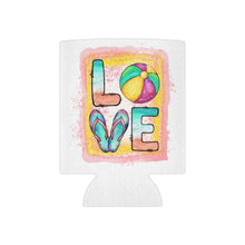 Load image into Gallery viewer, Love (Flip Flops, Beach Ball) - Can Cooler