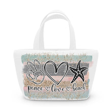 Load image into Gallery viewer, Peace Love Beach - Soft Picnic Bag
