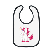 Load image into Gallery viewer, Copy of Baby Contrast Trim Jersey Bib