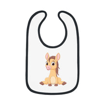 Load image into Gallery viewer, Baby Contrast Trim Jersey Bib