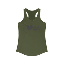 Load image into Gallery viewer, Peace Love Camping - Women's Ideal Racerback Tank