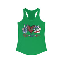 Load image into Gallery viewer, Peace Love Dogs - Women's Ideal Racerback Tank