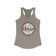 Load image into Gallery viewer, Nurse - Women's Ideal Racerback Tank