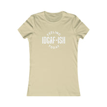 Load image into Gallery viewer, Feeling IDGAfish Distressed White Women's Favorite Tee