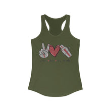 Load image into Gallery viewer, Peace Love Mix Drinks - Women's Ideal Racerback Tank