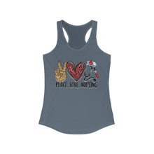 Load image into Gallery viewer, Peace Love Nursing - Women's Ideal Racerback Tank