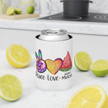 Load image into Gallery viewer, Peace Love Watermelon - Can Cooler