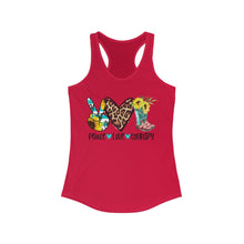 Load image into Gallery viewer, Peace Love Country - Women's Ideal Racerback Tank