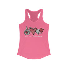 Load image into Gallery viewer, Peace Love Dental Assistant - Women's Ideal Racerback Tank