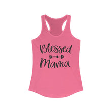 Load image into Gallery viewer, Blessed Mama - Women's Ideal Racerback Tank