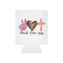 Load image into Gallery viewer, Peach Love Jesus - Can Cooler
