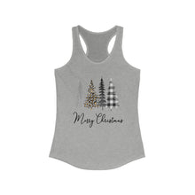 Load image into Gallery viewer, Merry Christmas with trees - Women's Ideal Racerback Tank