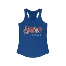 Load image into Gallery viewer, Peace Love Dental Assistant - Women's Ideal Racerback Tank