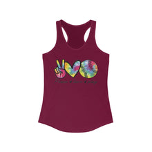 Load image into Gallery viewer, Peace Love Play - Women's Ideal Racerback Tank
