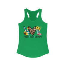 Load image into Gallery viewer, Peace Love Country - Women's Ideal Racerback Tank