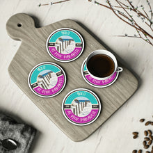 Load image into Gallery viewer, Yolo at Pink Paradise Coasters