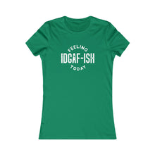Load image into Gallery viewer, Feeling IDGAfish Distressed White Women's Favorite Tee