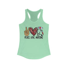 Load image into Gallery viewer, Peace Love Nursing - Women's Ideal Racerback Tank