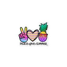 Load image into Gallery viewer, Peace love summer 4 - Bubble-free stickers