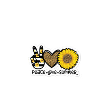 Load image into Gallery viewer, Peace Love Summer 2 - Bubble-free stickers