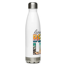 Load image into Gallery viewer, Living the Beach Life - Stainless Steel Water Bottle