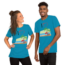 Load image into Gallery viewer, I Heart the Beach Short-Sleeve Unisex T-Shirt