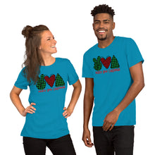 Load image into Gallery viewer, Peace Love Christmas 8 - Short-Sleeve Unisex T-Shirt