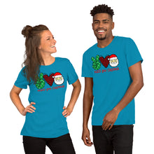 Load image into Gallery viewer, Peace Love Christmas 3 - Short-Sleeve Unisex T-Shirt