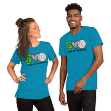 Load image into Gallery viewer, Peace Love Volleyball - Short-Sleeve Unisex T-Shirt