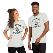 Load image into Gallery viewer, Camping is my Happy Place Short-Sleeve Unisex T-Shirt