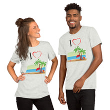 Load image into Gallery viewer, I Heart the Beach Short-Sleeve Unisex T-Shirt