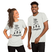 Load image into Gallery viewer, Life is better around the campfire 2 Short-Sleeve Unisex T-Shirt