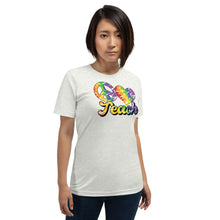 Load image into Gallery viewer, Teach - Teacher - Heart - Peace Short-Sleeve Unisex T-Shirt
