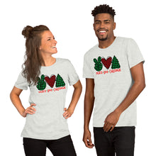 Load image into Gallery viewer, Peace Love Christmas 8 - Short-Sleeve Unisex T-Shirt