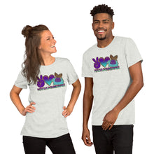 Load image into Gallery viewer, Peace Love Mermaids - Short-Sleeve Unisex T-Shirt
