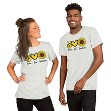 Load image into Gallery viewer, Peace Love Sunshine - Short-Sleeve Unisex T-Shirt